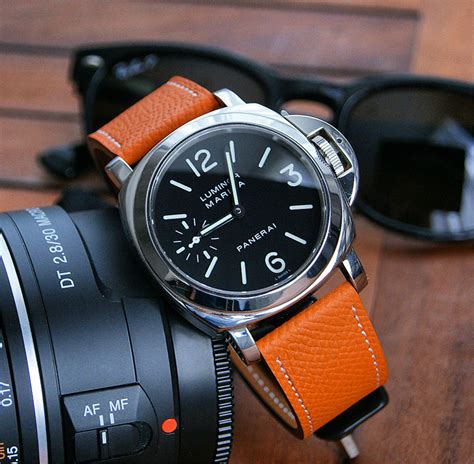 panerai orange band|panerai watch band sizes.